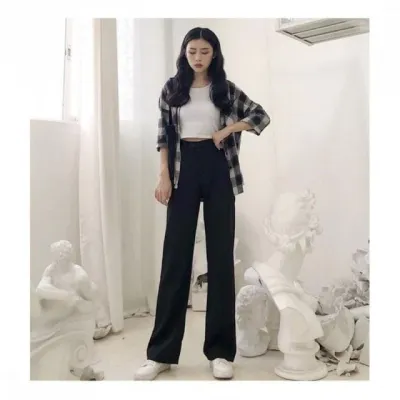 여성 슬랙스 바지 스트레이트핏 베이직 일자핏 팬츠