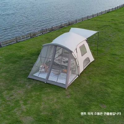 대형 6~8인용 힐링캠핑 원터치 방수 텐트