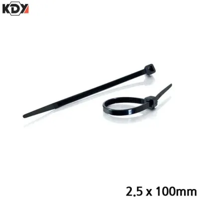 KDY 케이블타이 블랙 2.5 x 100mm 100개입