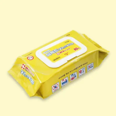 메이트 퍼펙트 살균 소독 티슈 1BOX(80매x20팩) 캡형 도톰한 엠보 주방용 학교 사무실 세정티슈 캠핑 청소