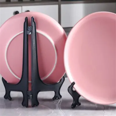 접시 받침대 블랙 상패거치대 접시전시대 장식장접시받침대