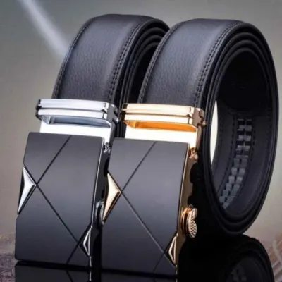 남자 가죽 벨트 정장 자동 버클 혁대 직장인 허리띠