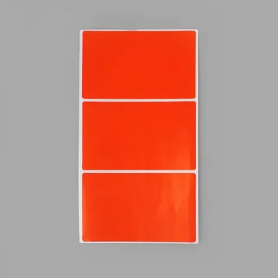컬러스티커 컬러사각스티커 1장 식별 분류 구분 포인트 10x6cm 장식 라벨