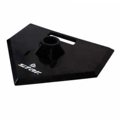 스타 뉴 티볼 폴대 고무베이스 415x415mm 티볼연습 티볼타격 야구배팅연습 야구연습