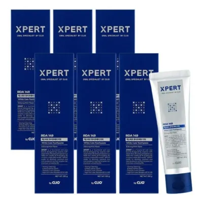 크리오 클리오 엑스퍼트 검케어 치약 100g 3개+3개 고불소 잇몸 케어 스피아민트향 0409