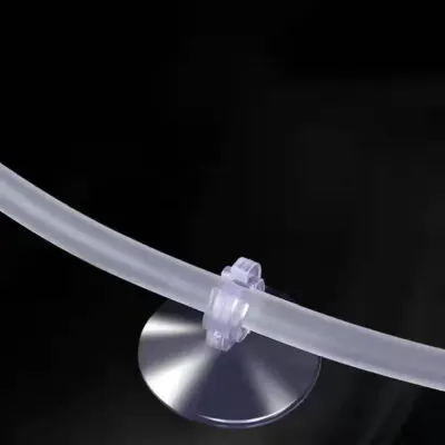 10p 수족관 흡착 홀더 산소 튜브 호스 걸이 고정 클립 부착 어항 수조