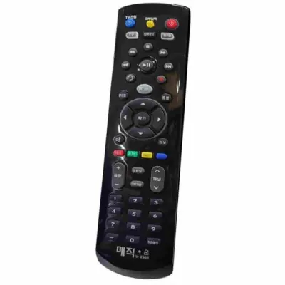 블랙 삼성TV 셋톱박스 통합리모컨 스마트통합리모콘 만능리모콘 티비리모컨 셋톱박스리모컨 TV리모콘