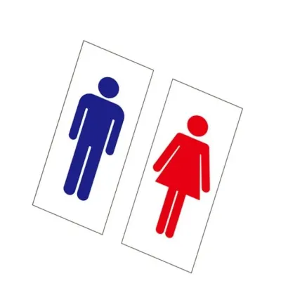 표지판 (아크릴) 여자  화장실안내판 화장실픽토그램 여자화장실표시
