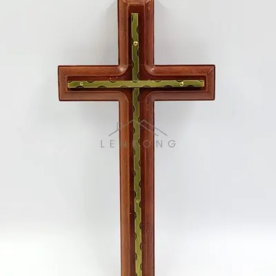 벽걸이 원목 황동 십자가 가정용 예수 고급 장식 기독교