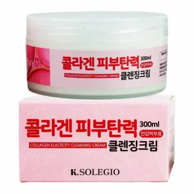 솔레지오 클렌징크림 콜라겐 피부탄력 300ml(454102)