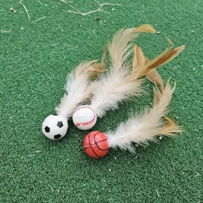 3종 깃털 공 고양이 장난감 반려묘 집사템 동물 애묘 공장난감 놀이 냥템 깃털공 해소 반려