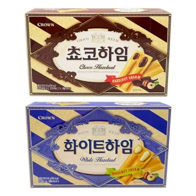 크라운제과 초코하임 142g+화이트하임 142g 각1개