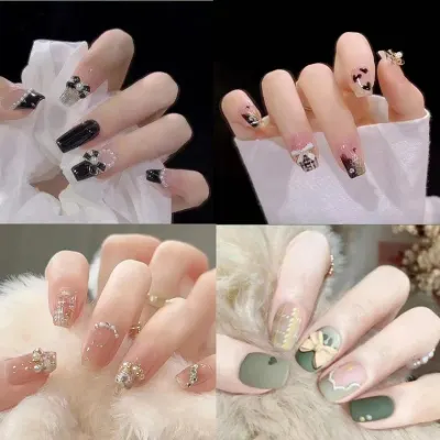 파츠 젤 네일 셀프 네일케어 붙이는 스티커 패디큐어 네일팁 아트재료 세트