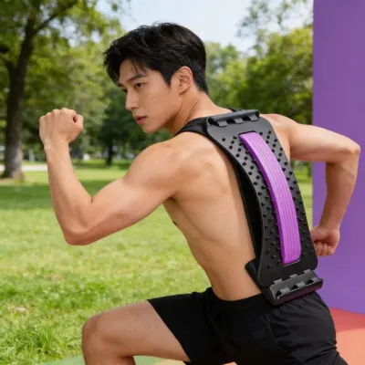 허리 스트레칭기구 목 어깨 지압기 척추 교정 운동기구 등 근육 풀기 홈트 용품