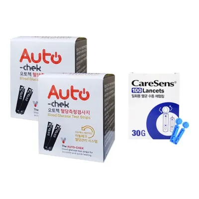 오토첵 혈당검사지 100매 + 채혈침100개