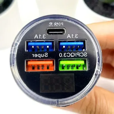 시거잭 차량용 멀티포트 충전기 QC3.0 충전기