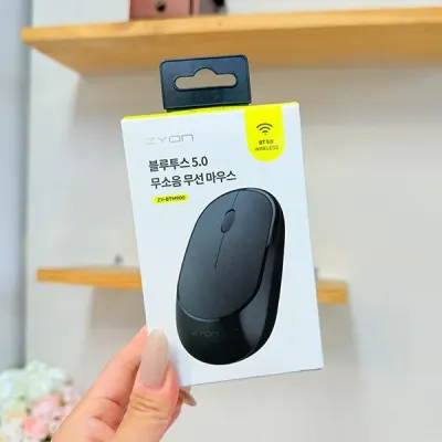 (ABM도매콜) 자이온5.0 무소음 무선 마우스 블랙 ZY-BTM900
