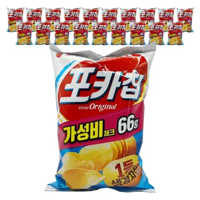오리온 포카칩 오리지널 66g x 20개