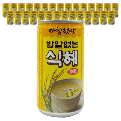 웅진 아침햇살 밥알없는 식혜 180ml x 30개