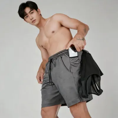 트레이닝 쇼츠 남성 헬스 반바지 웨이트 운동복 스포츠 하의 주머니 포켓 바지