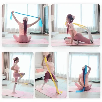 아워트랙 1-5단계 라텍스 고무 스트레칭밴드 헬스 요가 운동 탄력밴드 힙업밴드 스쿼트 힙업 하체 근력
