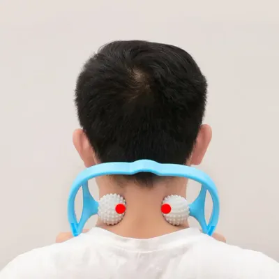 편안한 목 마사지기 골프공 목 지압 마사지 롤러