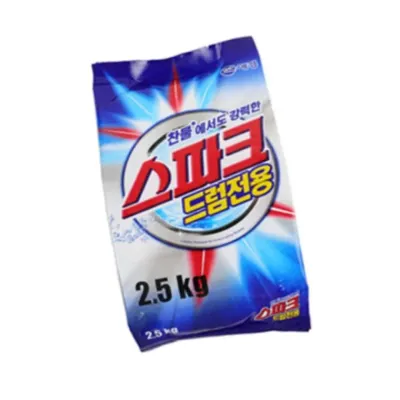 애경스파크 2.5kg 리필 드럼세탁기용 찬물세탁 세탁세제 가루세제