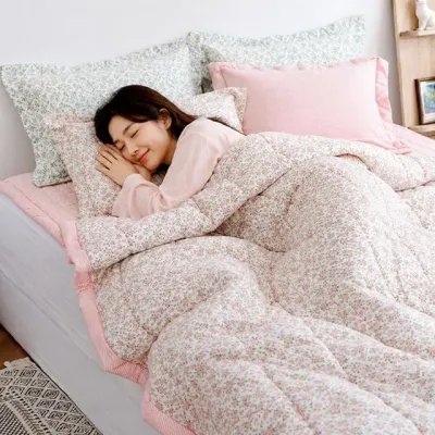 소소한습관 객실용 이불베개세트 오로라 극세사 퀸