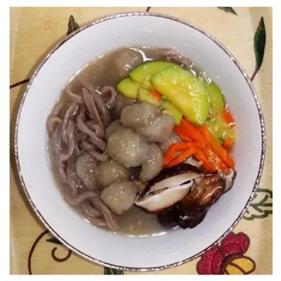 봉평 메밀 칼국수(생면)-1박스(1.4kgx10봉) 업소전문용