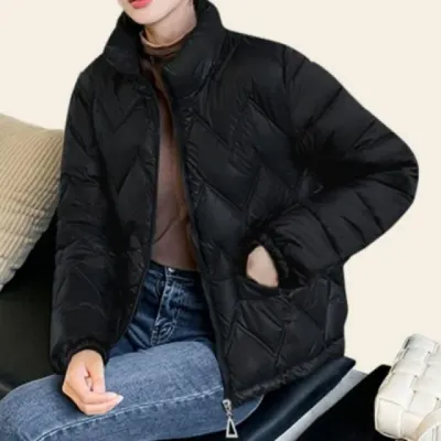 경량 패딩 조끼 하이넥 집업 간절기 무지 가을 겨울 패딩