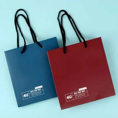 심플 포유 쇼핑백 20개 작은쇼핑백 종이가방 의류쇼핑백
