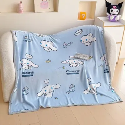 산리오 플란넬 담요 낮잠용 담요 사무실 에어컨 담요 이불 어린이 유치원 덮개 담요 해외 무