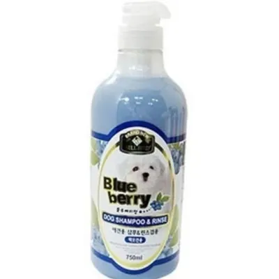 강아지 샴푸 750ml 강아지 린스 블루베리 애견 반려견 모질 관리