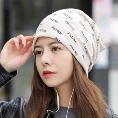 3in1 멀티 넥워머 면 비니 모자 겸용 캐주얼 반다나