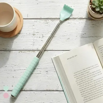 디자인 효자손 2개 접이식 마사지 스틱 선물 답례품