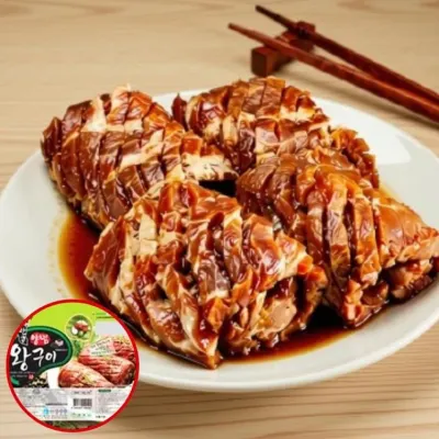 국내산 무뼈 돼지 고기 양념구이 1.4kg x 1팩 4대