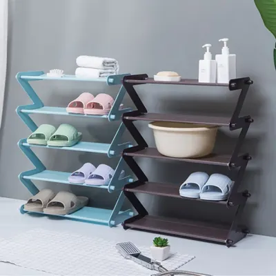 파스텔 조립식 5단 신발장 DIY 신발정리대 신발정리함 신발걸이 신발거치대 현관실발장 실내화 거실용품