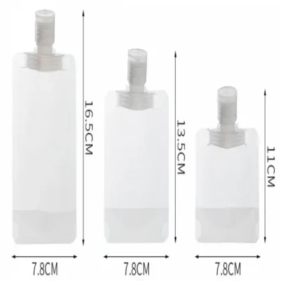 여행용 소분 3p 투명 짜는 용기 튜브 100ml 50ml 크림 화장품