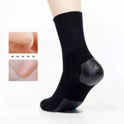 3켤레 실리콘 보습 양말 발바닥 뒤꿈치 각질 갈라짐