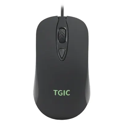 TGIC TGC-GM1 유선 LED 마우스 (블랙)