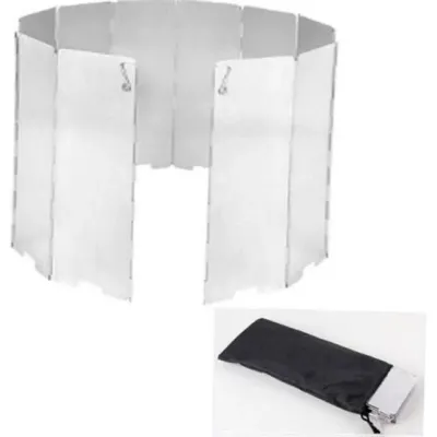 야외용 버너 바람막이 접이식 버너 바람막이 휴대용 캠핑 스토브 가드 알루미늄 캠핑용 가림막 조리용 도구