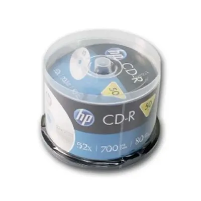 플라스틱 재질의 HP CD R 공시디 50PK