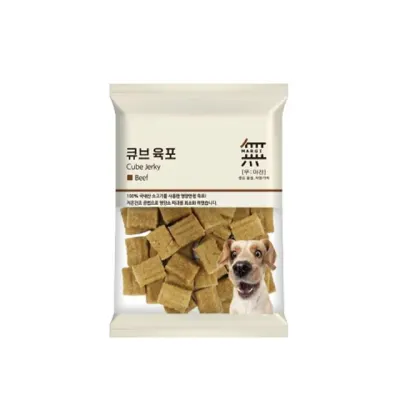 무마진 큐브 육포 소고기 80g 강아지치킨 강아지치즈 강아지육포