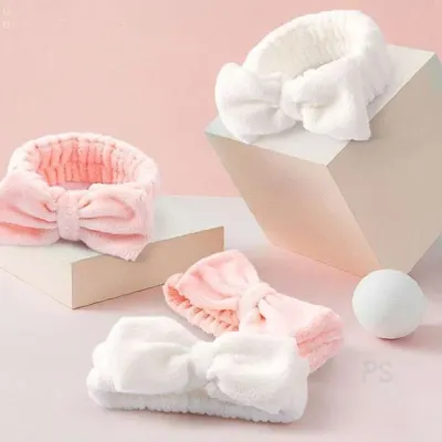 헤어 손목 세안밴드 세트 퍼플 세안용헤어밴드 세안헤어밴드