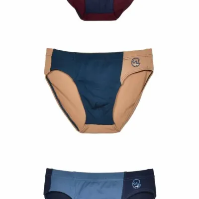 투톤 남아동 삼각 3매입 아동면팬티 남아팬티 어린이삼각팬티