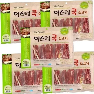 강아지 소고기 져키 강아지 간식 소고기 단백질 애견 트릿 반려견 반려동물 슬라이스 저지방 콜라겐 고단백