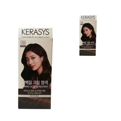새치 염색약 헤어 흰머리 커버 영양 밝은갈색 내추럴브라운 뿌리 순한 산화제