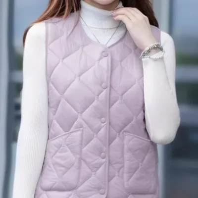 패딩조끼 상의 캐주얼 외출복 실내 보온 조끼