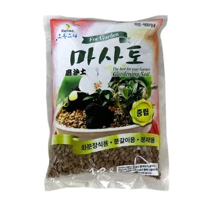 초록스타마사토 중립 1.2L -PP/화분분갈이/분재/비료/용토/퇴비/식물분갈이/모래/흙/화분미사