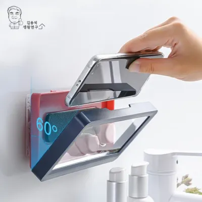 벽부착 욕실 방수 핸드폰거치대 샤워 목욕시 추천